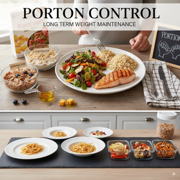 Portion Control Techniques for Long Term Weight Maintenance